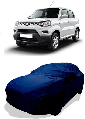 Coxtor Car Cover For Maruti Suzuki S-Presso Std (With Mirror Pockets)(Blue)