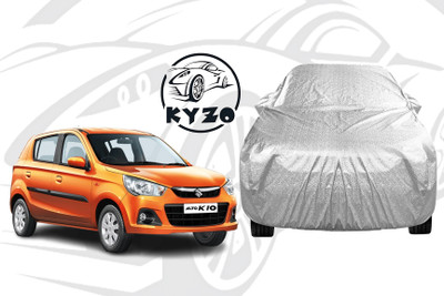 KYZO Car Cover For Maruti Suzuki Alto K10 (With Mirror Pockets)(Silver)