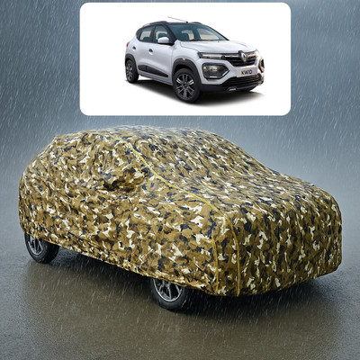CODOKI Car Cover For Renault Kwid AMT (With Mirror Pockets)(Yellow)