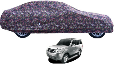 MOCKHE Car Cover For Tata Sumo Grande (With Mirror Pockets)(Green)
