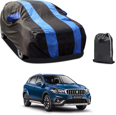 CODOKI Car Cover For Maruti Suzuki S-Cross (With Mirror Pockets)(Blue)