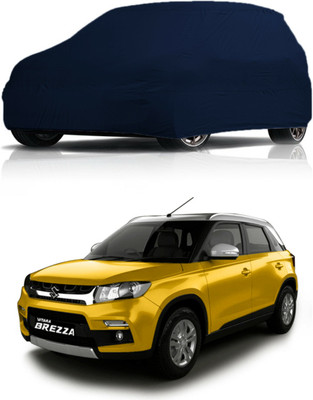 SHALIMAR Car Cover For Maruti Suzuki Vitara Brezza (Without Mirror Pockets)(Blue)