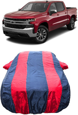 Wegather Car Cover For Chevrolet Silverado 5.0L (With Mirror Pockets)(Red)