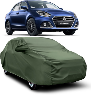 JEHOVA Car Cover For Maruti Suzuki Swift Dzire (With Mirror Pockets)(Green)