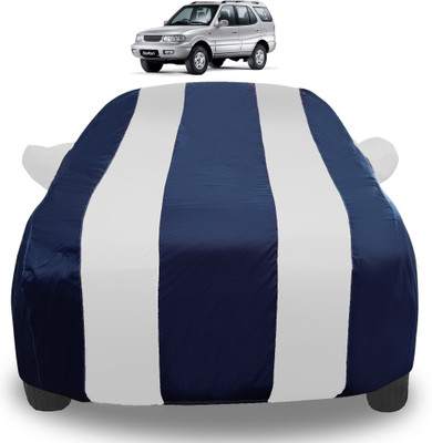 Auto Hub Car Cover For Tata Safari Dicor (With Mirror Pockets)(Silver)
