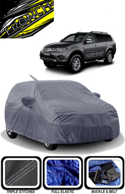 FRONCH Car Cover For Mitsubishi Pajero Sport, Pajero Sport 4X2 AT (With Mirror Pockets)(Grey)
