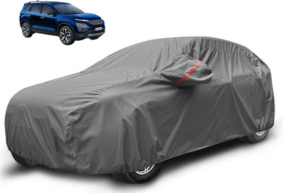 Auto Hub Car Cover For Tata Safari (With Mirror Pockets)(Grey)