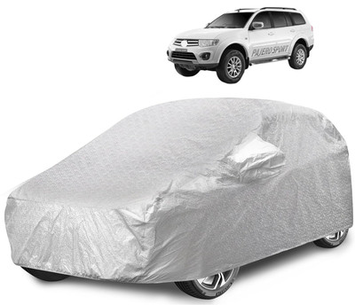 Caronix Car Cover For Mitsubishi Pajero Sport (With Mirror Pockets)(Silver)