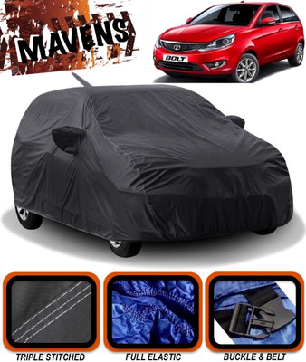 MAVENS Car Cover For Tata Bolt (With Mirror Pockets)(Black)
