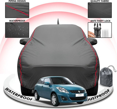 FABTEC Car Cover For Maruti Suzuki Dzire (With Mirror Pockets)(Grey, For 2012, 2013, 2014, 2015, 2016 Models)