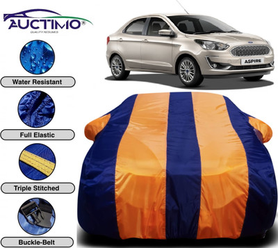 AUCTIMO Car Cover For Ford Aspire (With Mirror Pockets)(Multicolor)