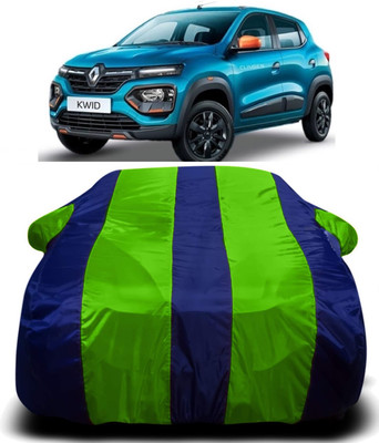 R Rayvin Star Car Cover For Renault Kwid (With Mirror Pockets)(Multicolor)