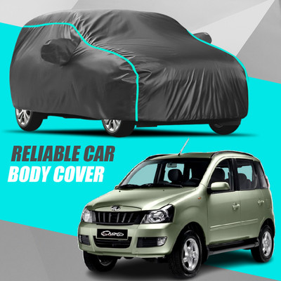R Rayvin Star Car Cover For Mahindra Quanto (With Mirror Pockets)(Multicolor)