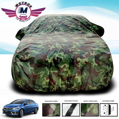 MoTRoX Car Cover For Maruti Suzuki Ciaz (Without Mirror Pockets)(Green)