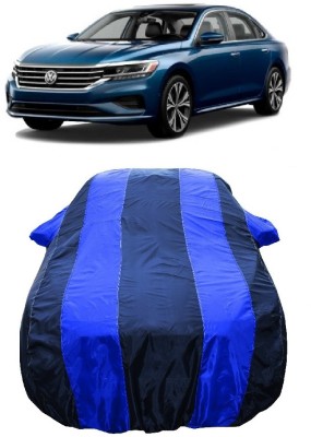 Wegather Car Cover For Volkswagen Passat 2.0 TSI BlueMotion 6AT (220 HP) (With Mirror Pockets)(Blue)