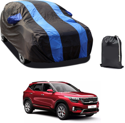 CODOKI Car Cover For Kia SELTOS (With Mirror Pockets)(Blue)