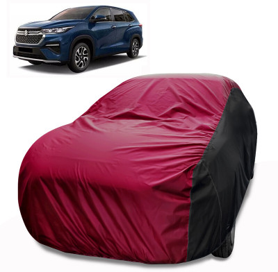 MoTRoX Car Cover For Maruti Suzuki Invicto (Without Mirror Pockets)(Maroon, Black)