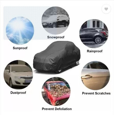 AUCTIMO Car Cover For Datsun redi-GO (With Mirror Pockets)(Multicolor)