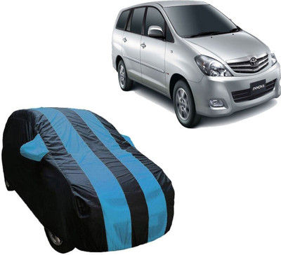 ABS AUTO TREND Car Cover For Toyota Innova (With Mirror Pockets)(Blue, Multicolor)