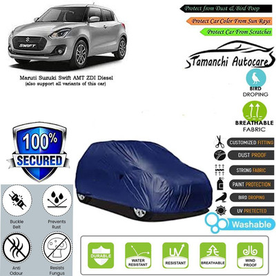 Tamanchi Autocare Car Cover For Maruti Suzuki Swift AMT ZDI Diesel(Blue)