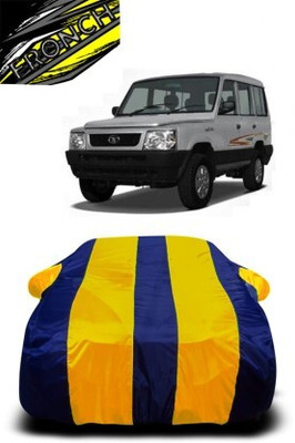 FRONCH Car Cover For Tata Sumo Victa (With Mirror Pockets)(Yellow, Blue)