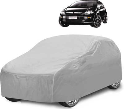 Caronix Car Cover For Fiat Punto Evo (With Mirror Pockets)(Silver)