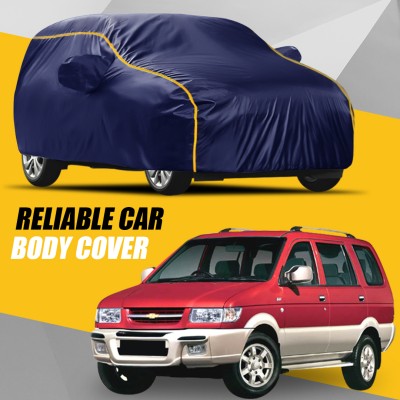 KULTEX Car Cover For Chevrolet Tavera (With Mirror Pockets)(Multicolor)