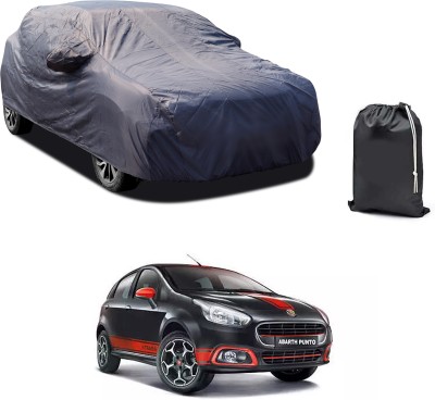 PAGORA Car Cover For Fiat Abarth Punto (With Mirror Pockets)(Grey)