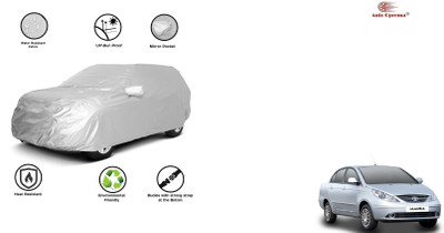 Auto Oprema Car Cover For Tata Manza (With Mirror Pockets)(Silver, For 2016, 2017, 2018, 2019, 2020, 2021, 2022 Models)