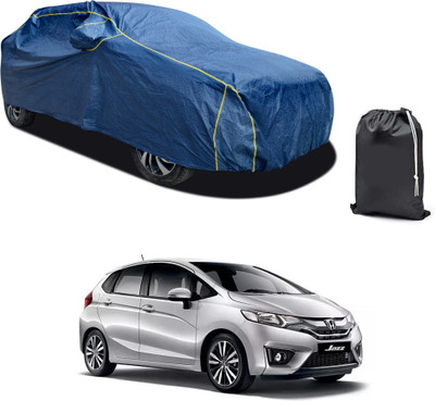 PAGORA Car Cover For Honda Jazz (With Mirror Pockets)(Blue)