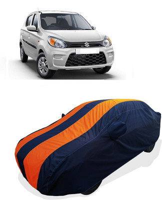 Coxtor Car Cover For Maruti 800 Std BSII (With Mirror Pockets)(Orange)