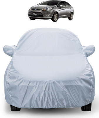 Auto Hub Car Cover For Ford Fiesta (With Mirror Pockets)(Silver)