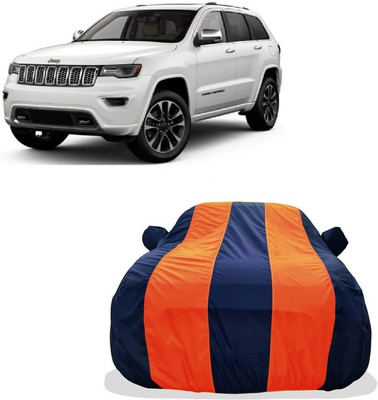 Tricway Car Cover For Jeep Grand Cherokee Summit 4X4 Diesel (With Mirror Pockets)(Orange)