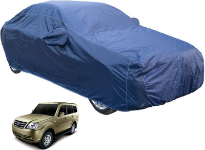 Auto Hub Car Cover For Tata Sumo Grande (With Mirror Pockets)(Blue)