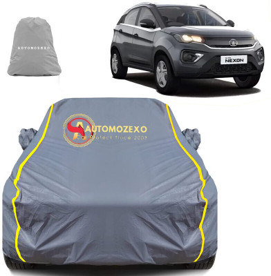 AUTOMOZEXO Car Cover For Tata Nexon (With Mirror Pockets)(Grey)