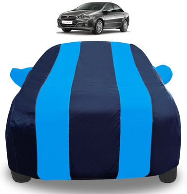 Amanzo Car Cover For Mahindra Logan (With Mirror Pockets)(Blue)