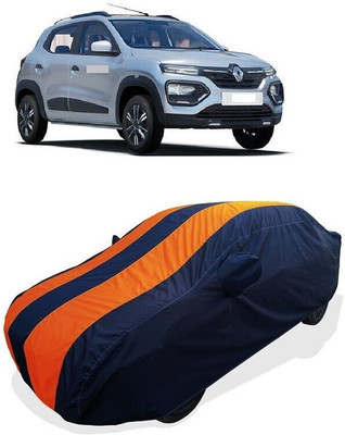 QLAX Car Cover For Maruti Kwid Climber 1.0 AMT (With Mirror Pockets)(Orange)