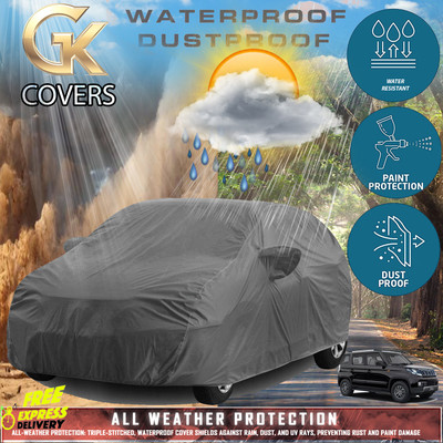 Tamanchi Autocare Car Cover For Mahindra TUV300 (With Mirror Pockets)(Grey)