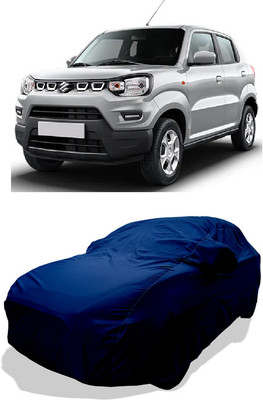 Coxtor Car Cover For Maruti Suzuki S-Presso Vxi Plus AMT (With Mirror Pockets)(Blue)