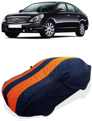 QLAX Car Cover For Maruti Teana (With Mirror Pockets)(Orange)
