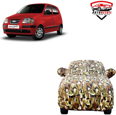 CARNEST Car Cover For Hyundai Santro Xing (With Mirror Pockets)(Multicolor)