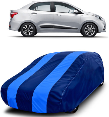 MoTRoX Car Cover For Hyundai Xcent (Without Mirror Pockets)(Blue, Blue)