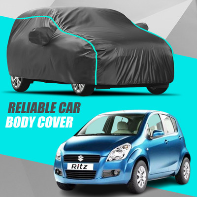 R Rayvin Star Car Cover For Maruti Suzuki Ritz (With Mirror Pockets)(Multicolor)