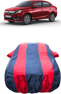 Wegather Car Cover For Honda Amaze VX CVT Petrol (With Mirror Pockets)(Red)