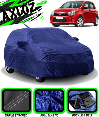 AXLOZ Car Cover For Maruti Suzuki Celerio (With Mirror Pockets)(Blue)