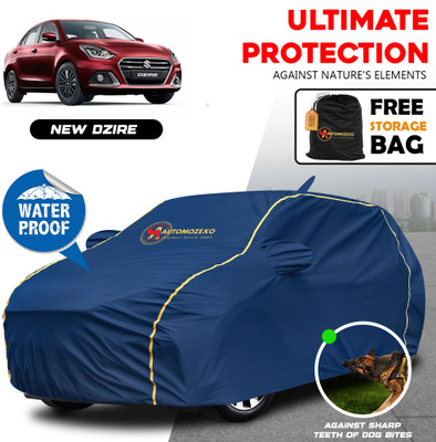AUTOMOZEXO Car Cover For Maruti Suzuki, Maruti Dzire (With Mirror Pockets)(Blue)