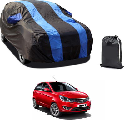 PAGORA Car Cover For Tata Bolt (With Mirror Pockets)(Blue)
