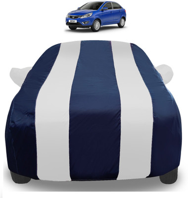 Amanzo Car Cover For Tata Zest (With Mirror Pockets)(Silver)