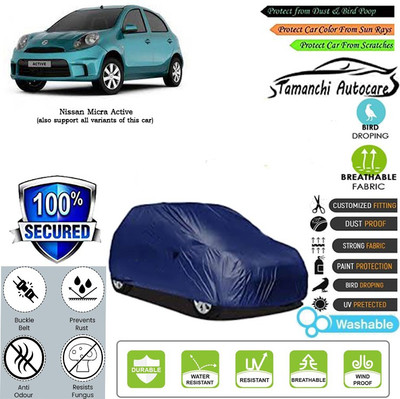 Tamanchi Autocare Car Cover For Nissan Micra Active(Blue)