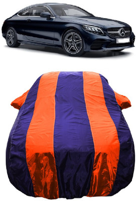 Wegather Car Cover For Mercedes Benz C220 (With Mirror Pockets)(Orange)